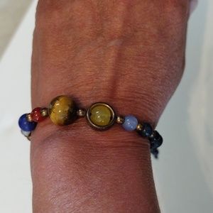 Beautiful multi beads ankle/bracelet.